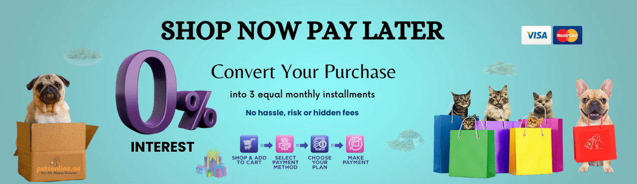 Buy Pet food in installments