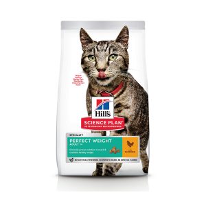 Hill���s Science Plan Perfect Weight Adult Cat Food With Chicken (2.5Kg)