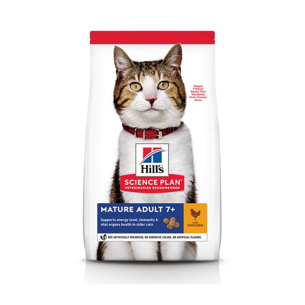 Hill���s Science Plan Mature Adult 7+ Cat Food With Chicken (1.5Kg)