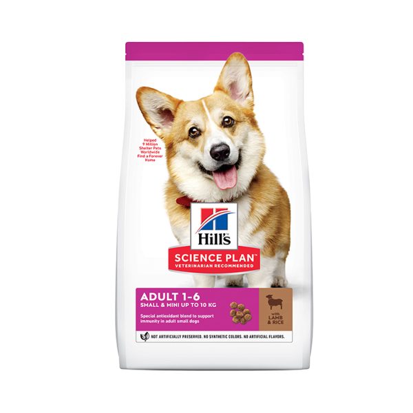 Hill���s Science Plan Small & Mini Adult Dog Food With Lamb & Rice (1.5Kg)