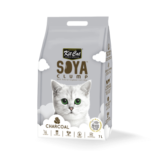 Kit Cat Soya Clump Soybean Litter – Charcoal 7L