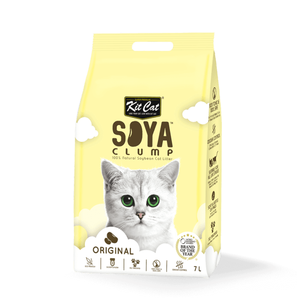 Kit Cat Soya Clump Soybean Litter ��� Original 7L
