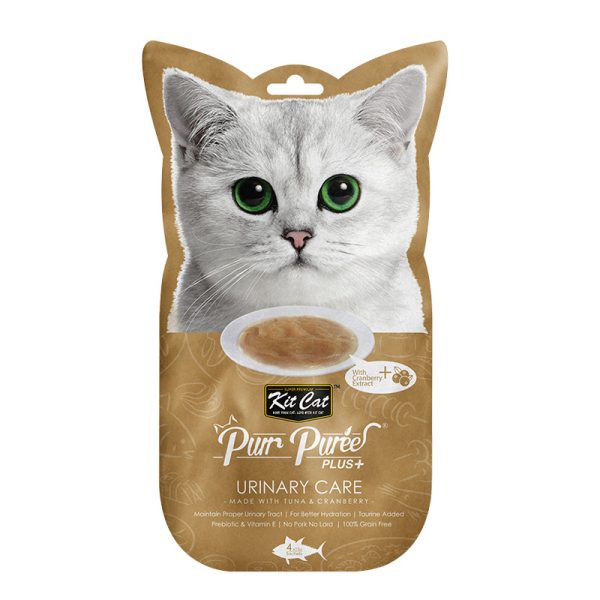 Kit Cat Purr Puree Plus+ Tuna & Cranberry (Urinary Care)