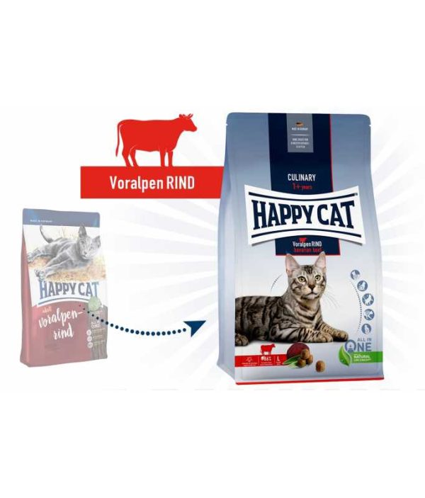 Happy Cat Culinary Adult Voralpen-Rind ��� 10Kg