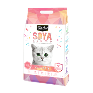 Kit Cat Soya Clump Soybean Litter ��� Confetti 7L