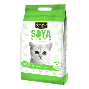 Kit Cat Soya Clump Soybean Litter – Green Tea 7L