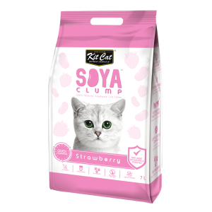 Kit Cat Soya Clump Soybean Litter – Strawberry 7L