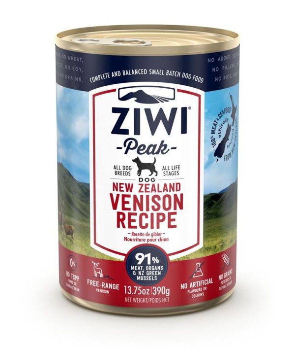 Ziwipeak Venison Recipe Canned Dog Food ��� 390G