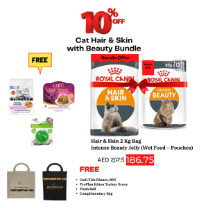 Royal Canin Hair & Skin with Intense beauty bundle