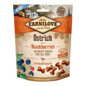 Carnilove Ostrich with Blackberries Crunchy Snack for Dogs
