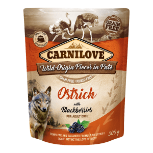Carnilove Ostrich with Blackberries for Adult Dogs