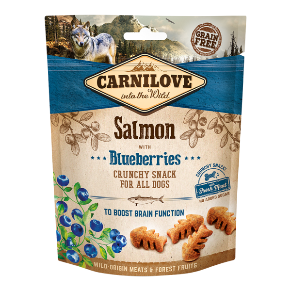 Carnilove Salmon with Blueberries Crunchy Snack for Dogs