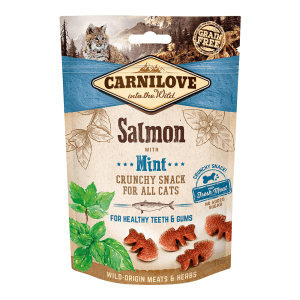 Carnilove Salmon with Mint Crunchy Snack for Cats