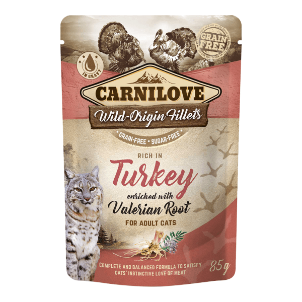Carnilove Turkey enriched with Valerian Root for Adult Cats