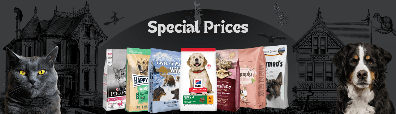 Special Price on dog food & accessories